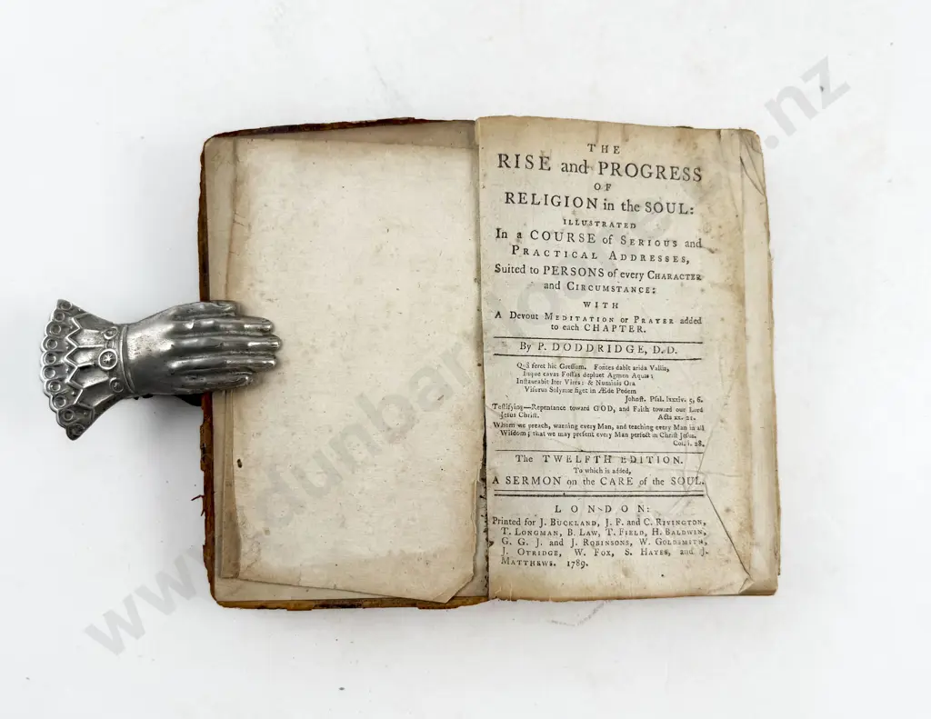 Doddridge P - The Rise and Progress of Religion in the Soul Image 1++