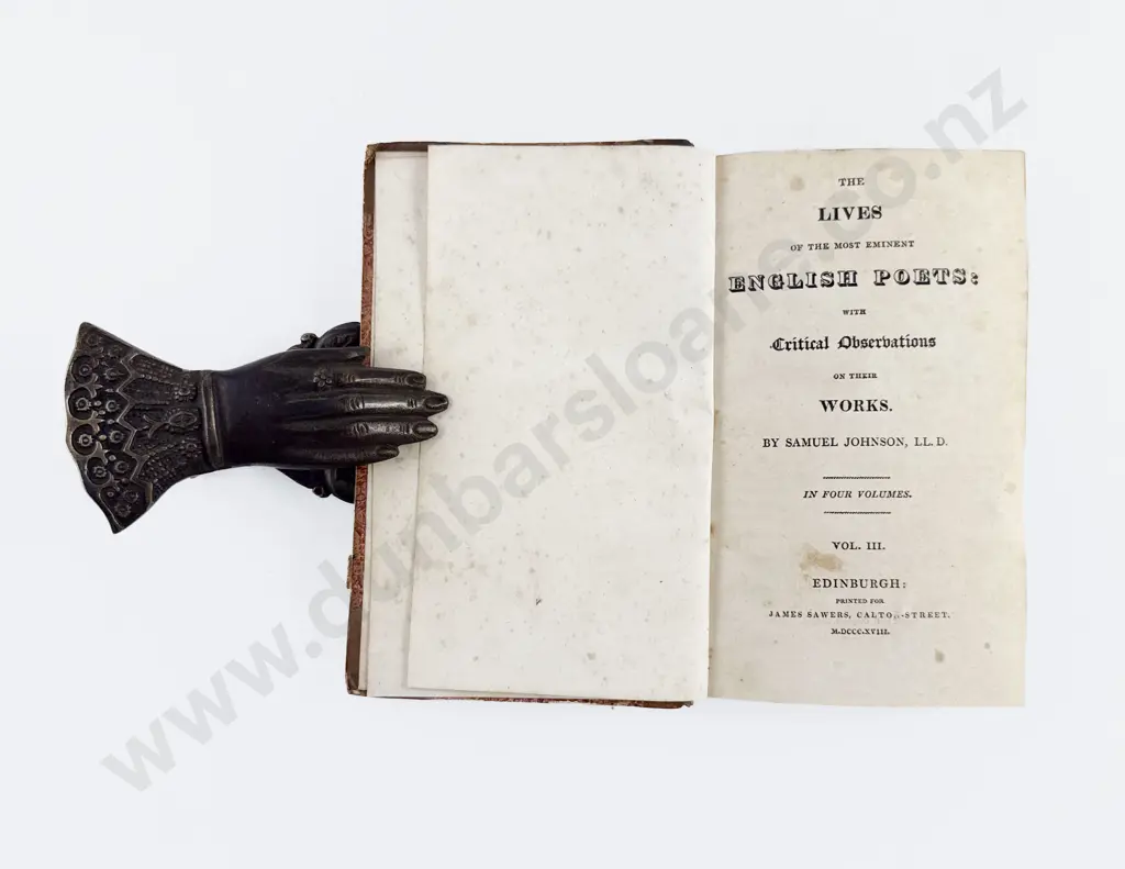 Johnson Samuel - The Lives Of The Most Eminent English Poets Vol III Image 1++