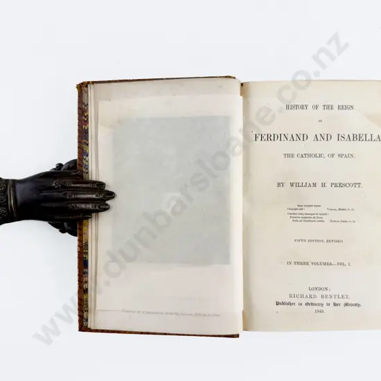 Prescott William H - History Of The Reign of Ferdinand And Isabella (3 Vols)