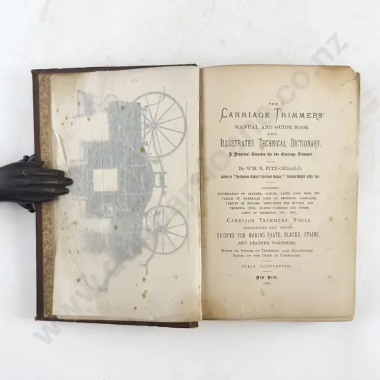 Fitz-Gerald Wm N - The Carriage Trimmers Manual And Guide and Illustrated Technical Dictionary