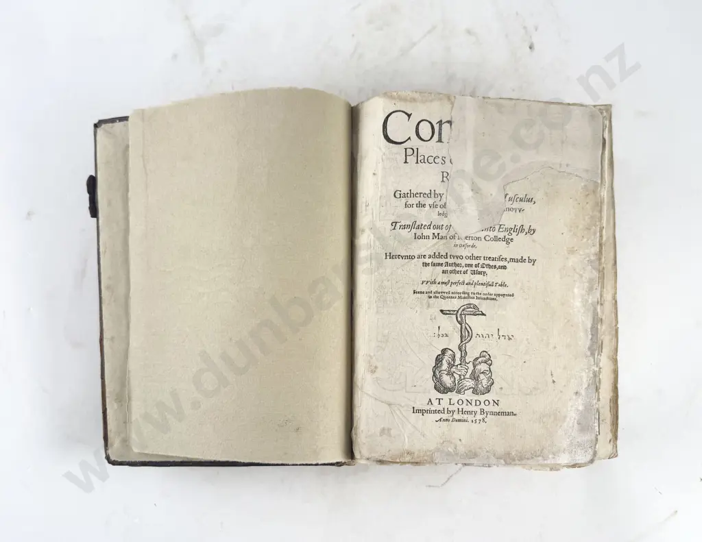 Musculus Wolfgang - Common Places Of Christian Religion Image 1++