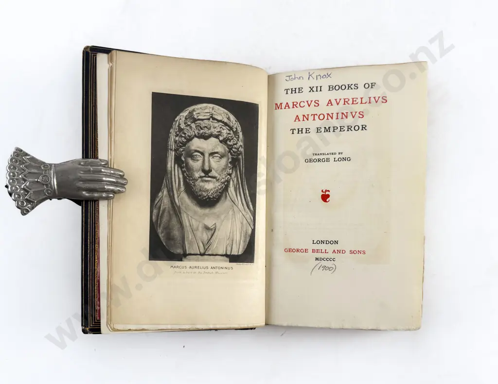 Long George (Trans) The XII Books of Marcus Aurelius Antoninus The Emperor Image 1++