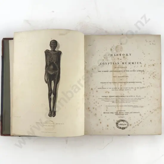 Pettigrew Thomas Joseph - History of Egyptian Mummies