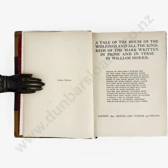 Morris William - A Tale Of The House Of The Wolfings And All The Kindreds Of The Mark Written In Prose And In Verse