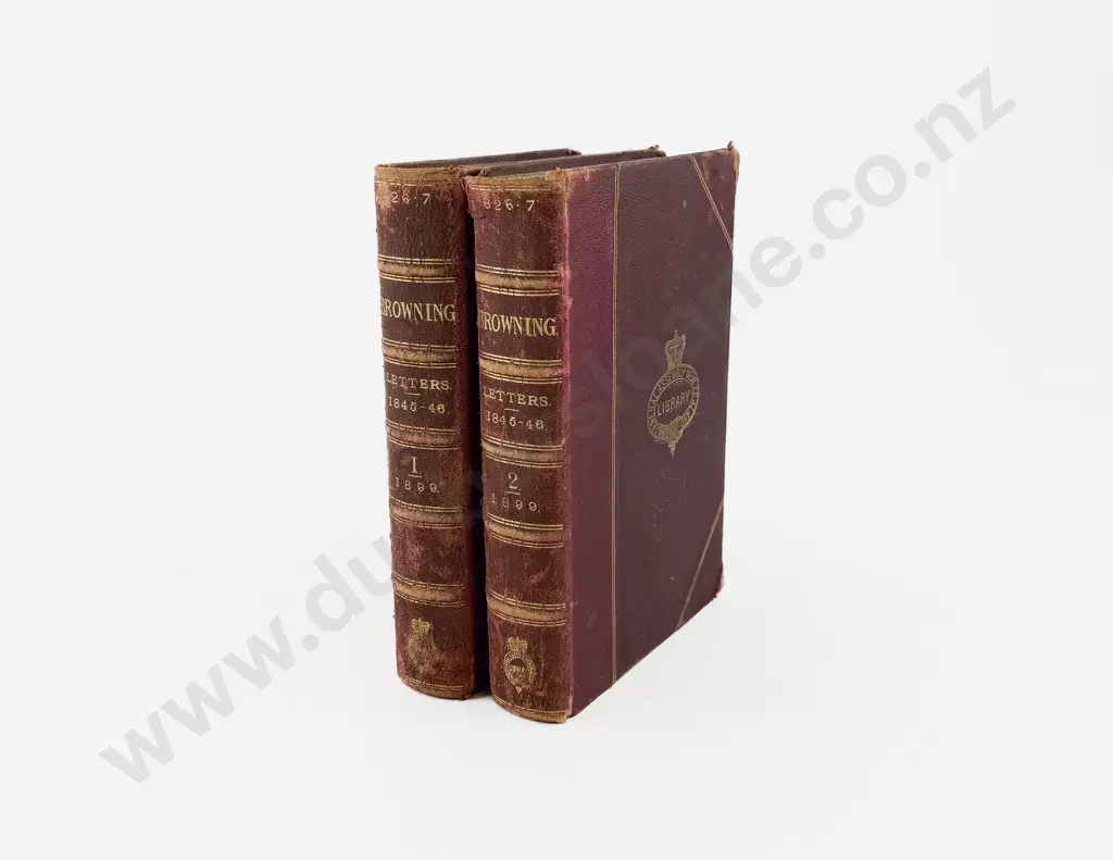 Browning Robert & Elizabeth - The Letters of Robert Browning and Elizabeth Barrett Barrett (2 Vols) Image 1++
