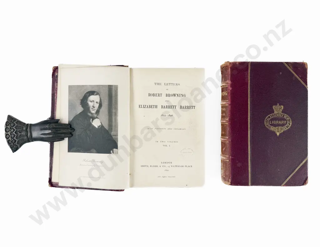 Browning Robert & Elizabeth - The Letters of Robert Browning and Elizabeth Barrett Barrett (2 Vols) Image 1++