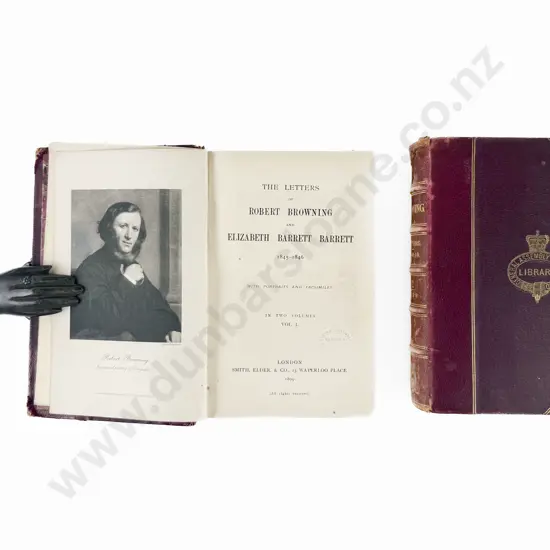 Browning Robert & Elizabeth - The Letters of Robert Browning and Elizabeth Barrett Barrett (2 Vols)