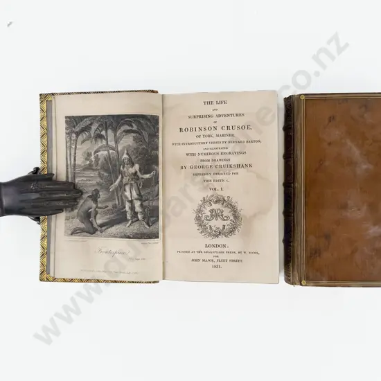 Defoe Daniel - The Life And Surprising Adventures of Robinson Crusoe Of York Mariner (2 Volumes)