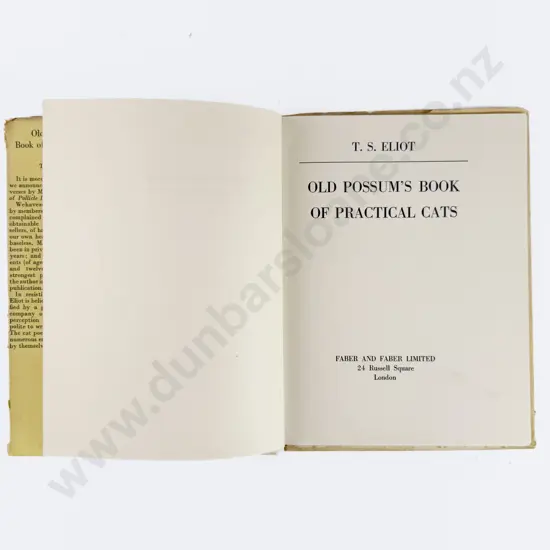 Eliot T S - Old Possum's Book Of Practical Cats