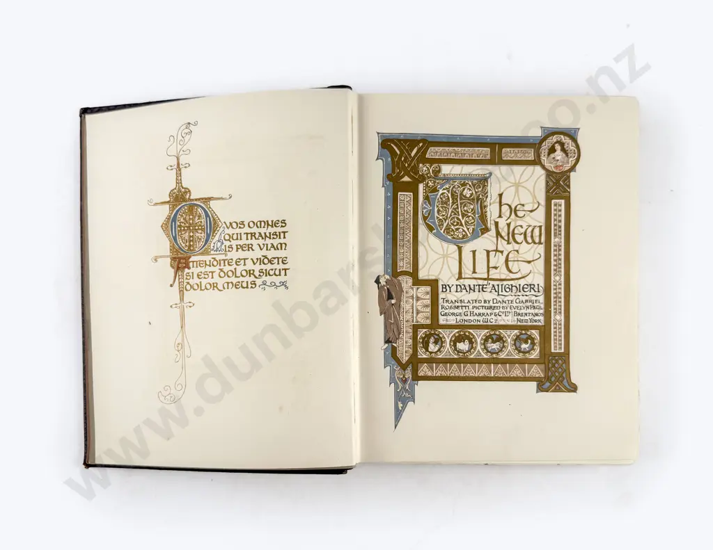 Alighieri Dante - La Vita Nuova or The New Life Image 1++