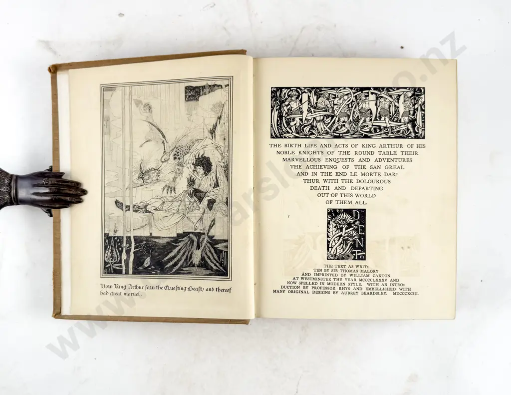 Mallory Sir Thomas - Le Morte D'Arthur (2 Volumes) Image 1++