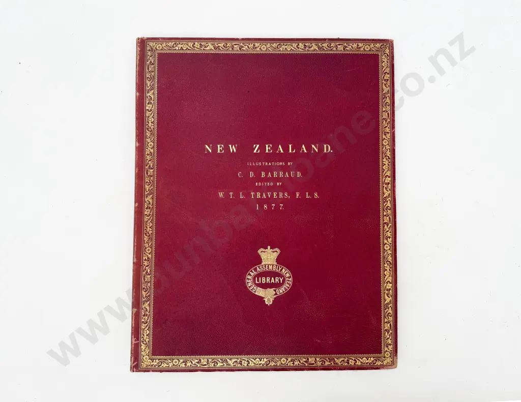 Travers W T L (Editor) New Zealand Graphic And Descriptive Image 1++