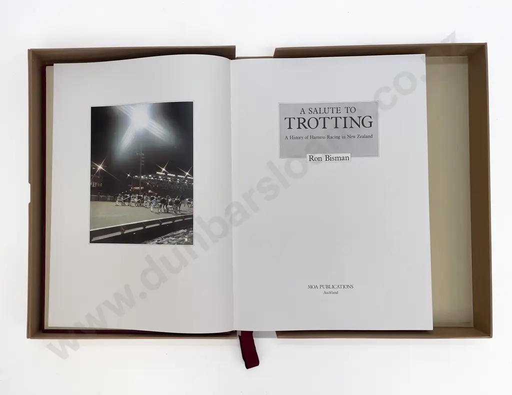 Bisman Ron - A Salute To Trotting A History of Harness Racing in New Zealand Image 1++