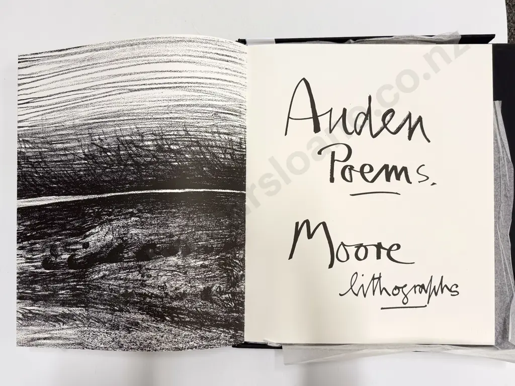 Auden W H & Moore Henry - Selections From Poems By Auden Image 1++