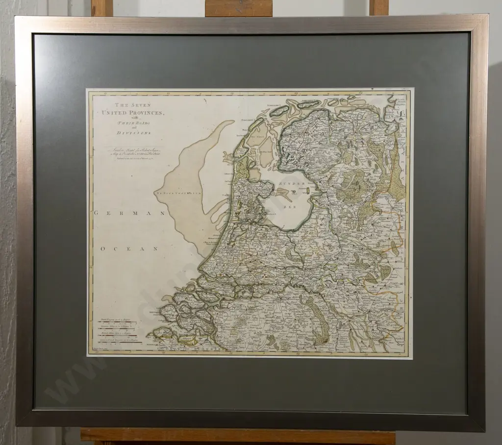 Robert Sayer - The Seven United Provinces 1772 Image 1++