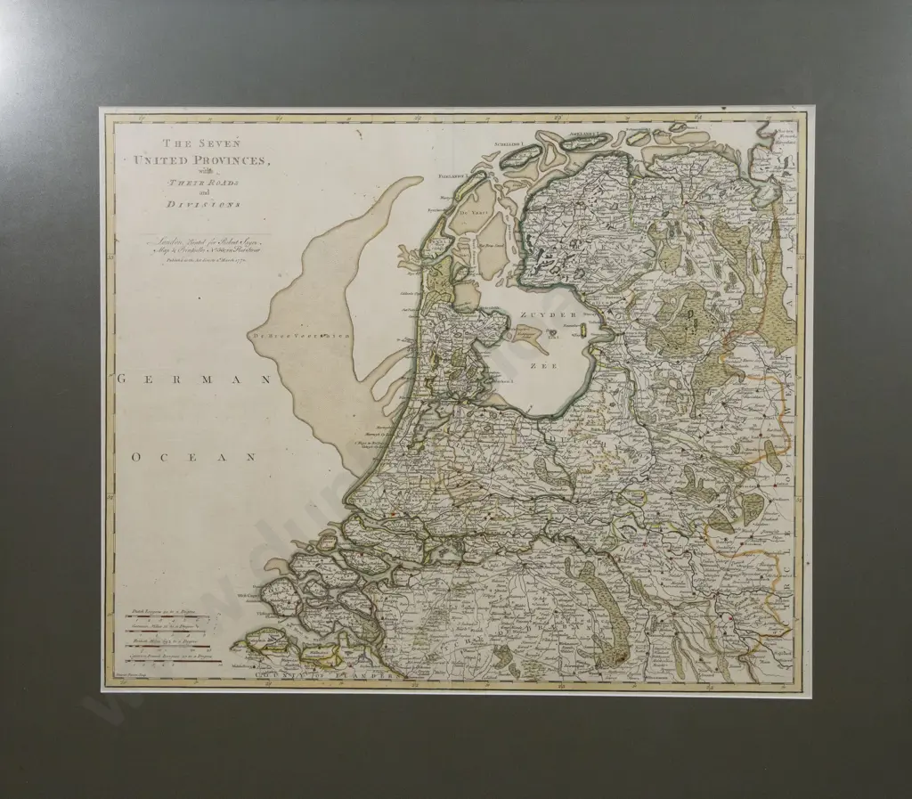 Robert Sayer - The Seven United Provinces 1772 Image 1++