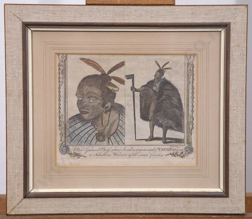 3 C18th Hand Coloured NZ Bookplates Image 1++