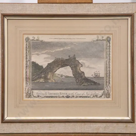 3 C18th Hand Coloured NZ Bookplates