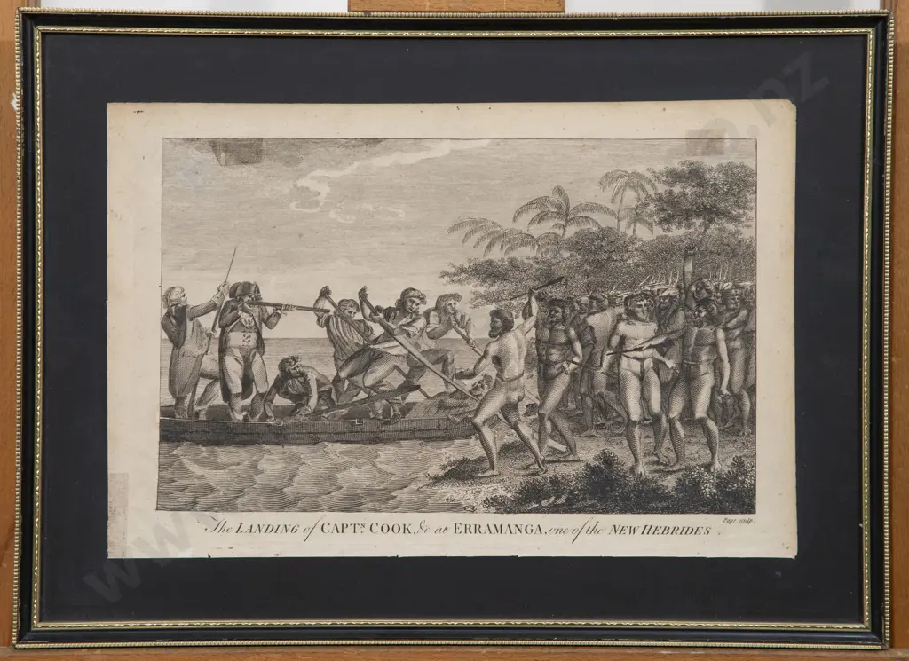3 C18th Engravings From Cooks Voyages Image 1++