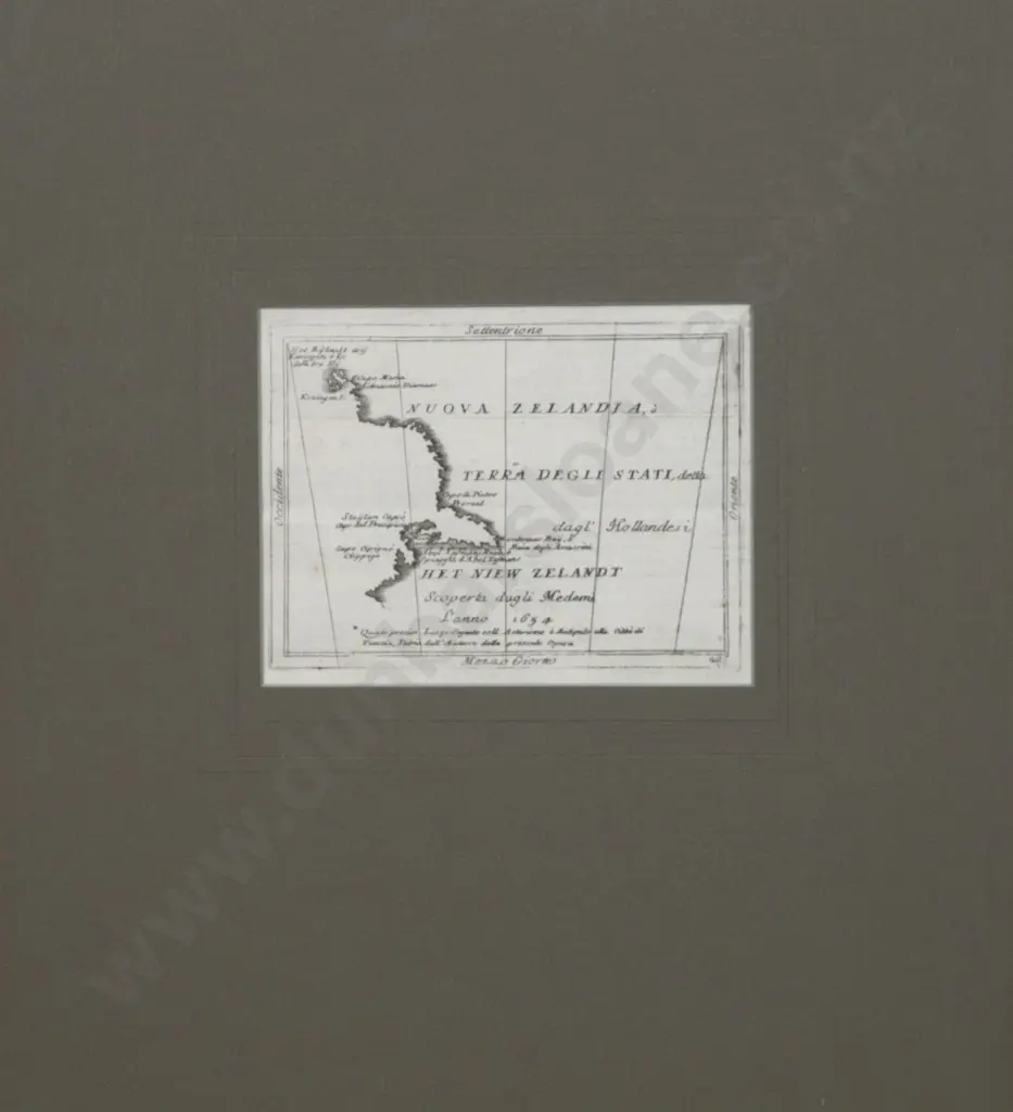 Vincenzo Coronelli (1650-1718) Nuova Zelanda Image 1++