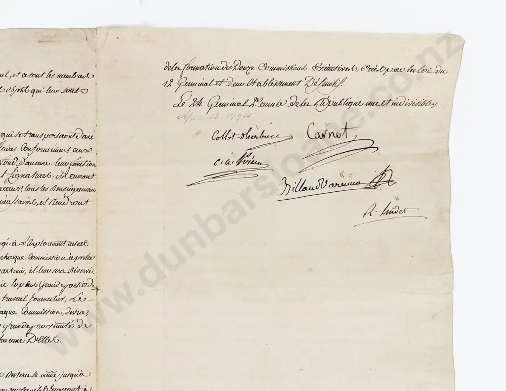 Interesting Group Of Late C18th & Early C19th French Revolution & Later Related Signed Documents Image 1++