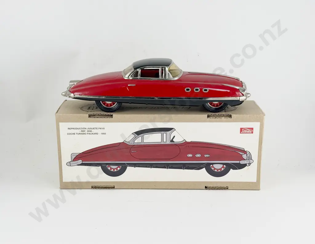 Boxed Paya (Spain) Reproduction Ref 3698 Tinplate Coche Turismo Packard Image 1++