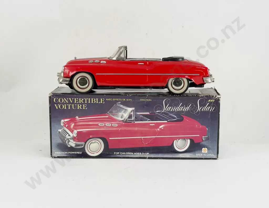 Boxed China MF321 Tinplate Convertible Voiture Standard Sedan Image 1++