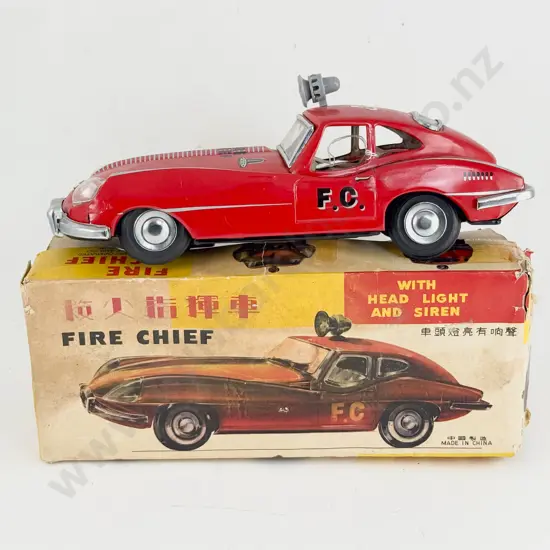 Part Boxed China ME627 Tinplate Fire Chief