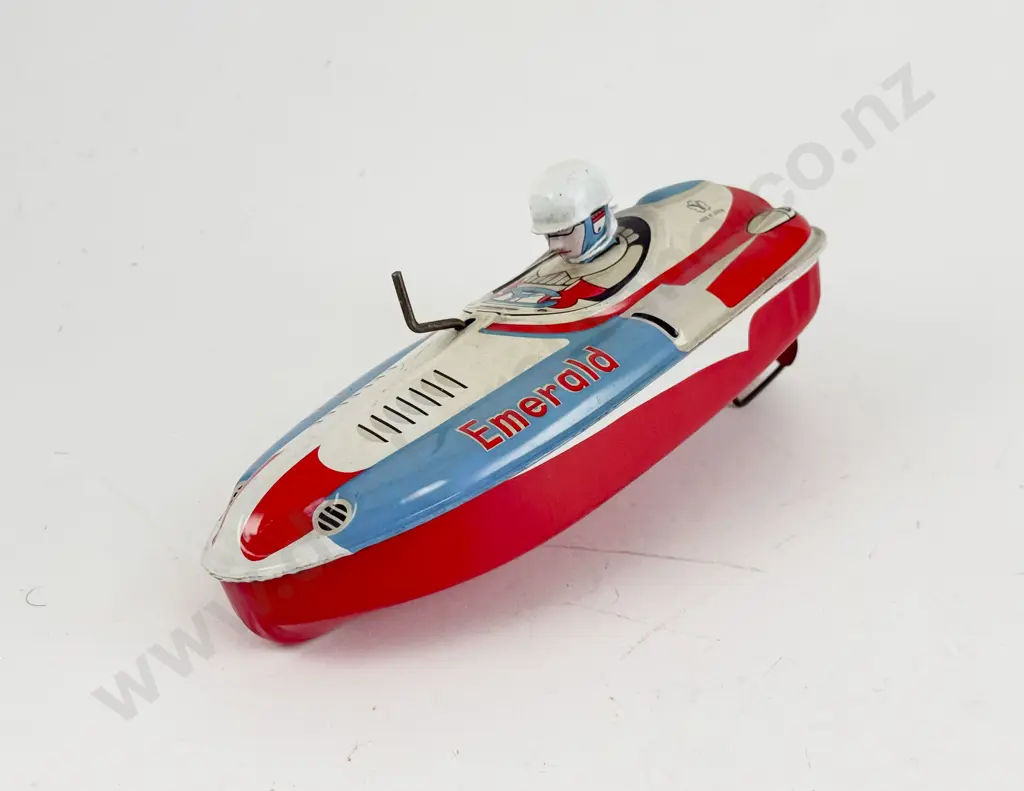 Y Mark Yonezawa Made in Japan Emerald Speed Boat Image 1++