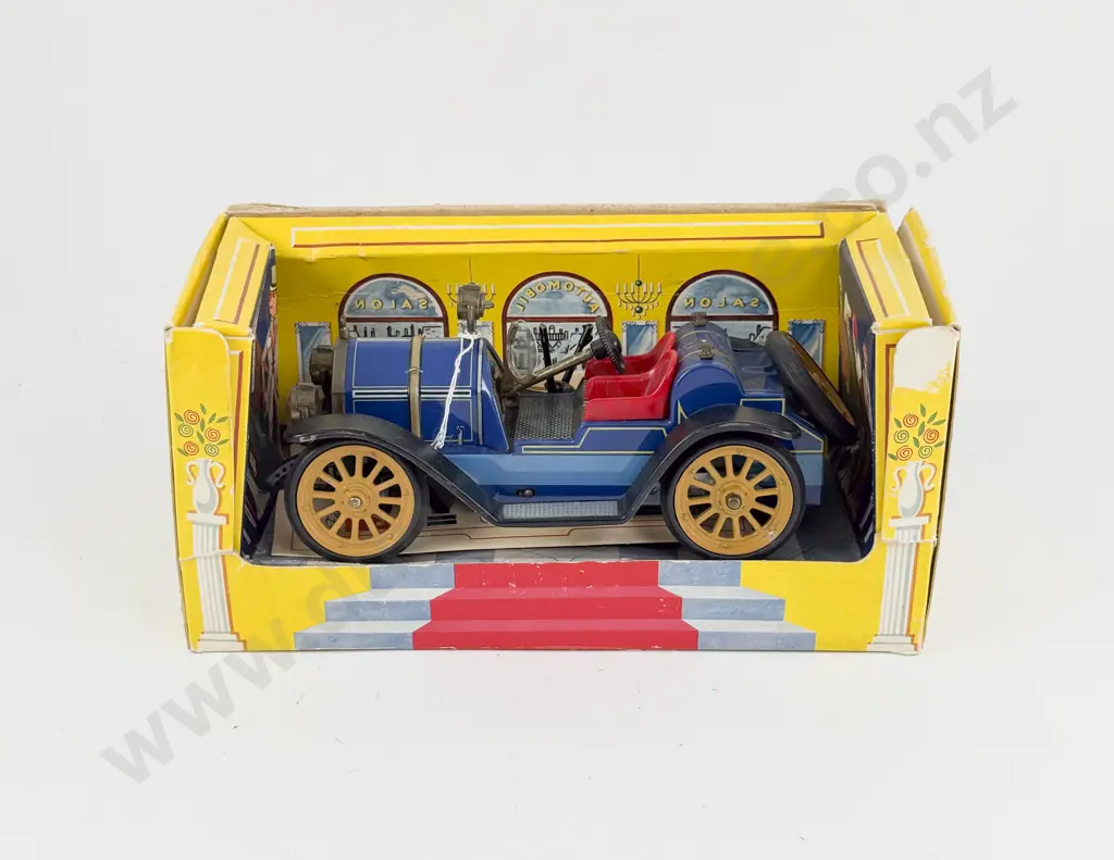 Part Boxed Schuco Made in Western Germany Tinplate 1225 Old Timer Mercer Typ 35J 1913 Image 1++