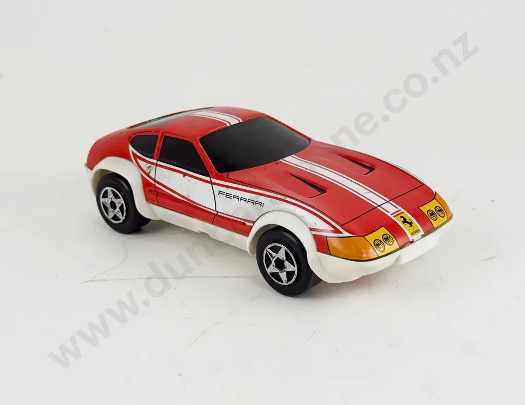 Joustra Made in France Tinplate and Plastic Ferrari Image 1++