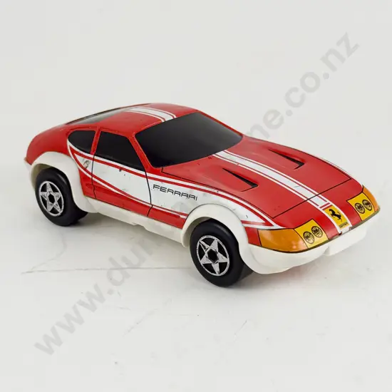Joustra Made in France Tinplate and Plastic Ferrari