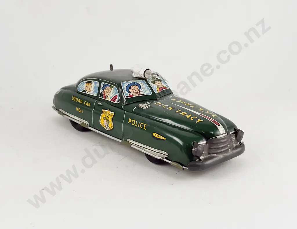 Mar Marx Tinplate Dick Tracy Police Dept Squad Car No1 LM52 Image 1++