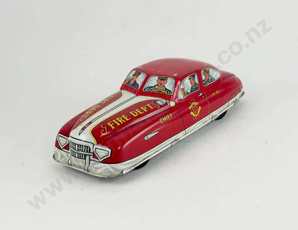 MAR (Marx) Pressed Tinplate Fire Dept Chief Car NO 1 3EM26 Image 1++
