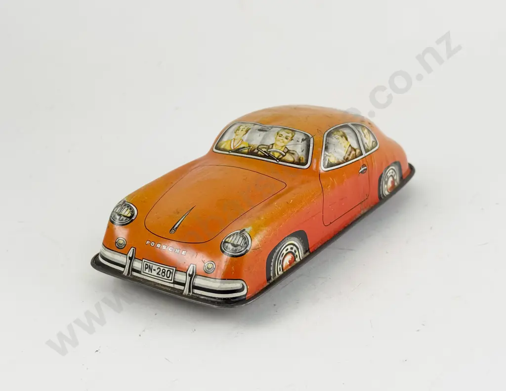 C1950's Philipp Niedermeier Pressed Tin PN-280 356 Porsche Image 1++
