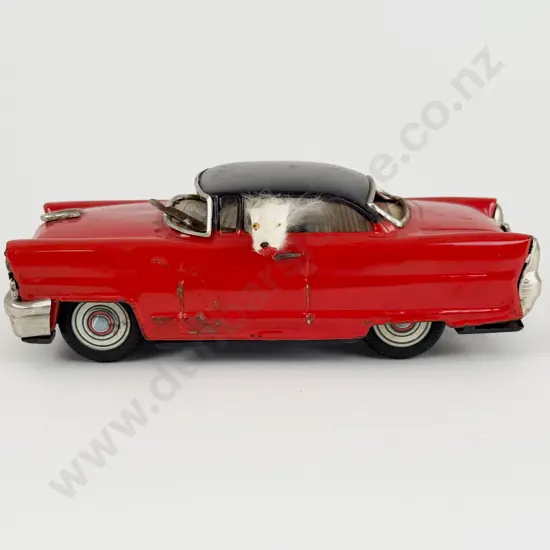 Made in Japan Tinplate Car with Dog in the Drivers Seat