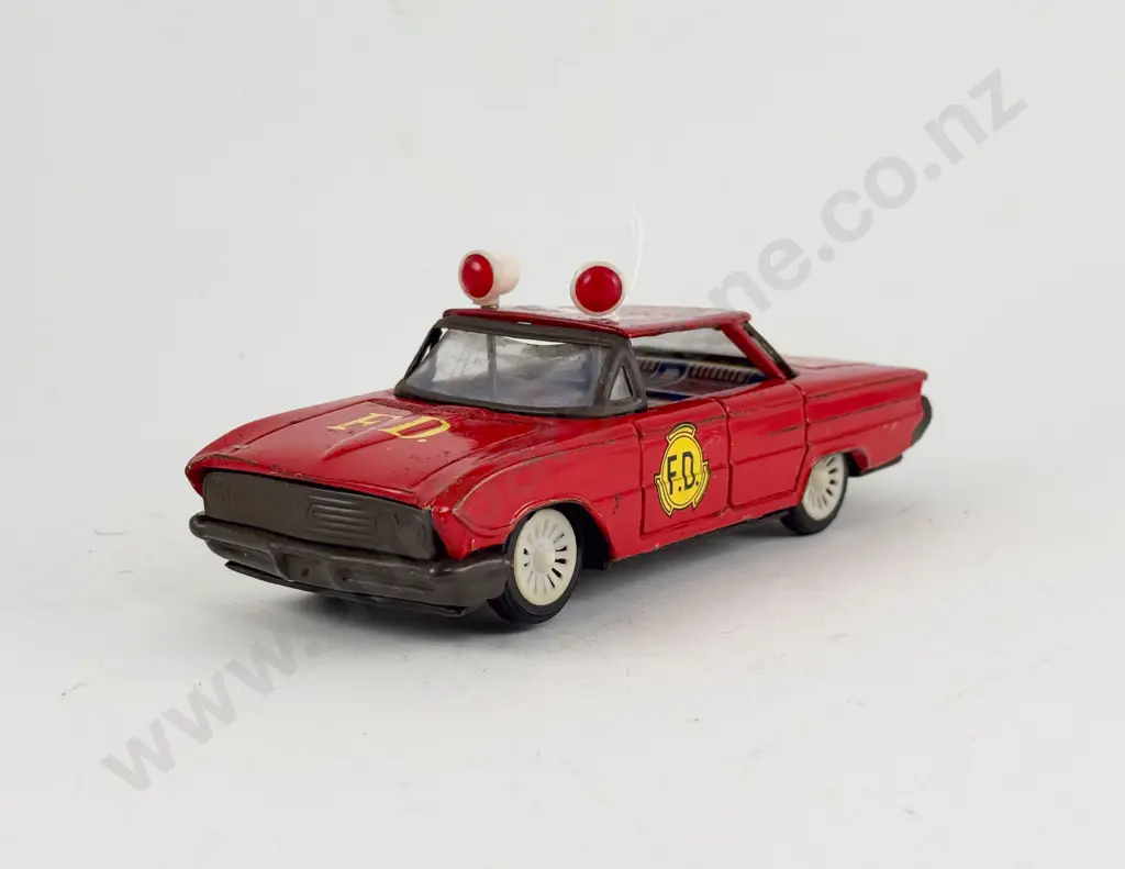 Unmarked Japan Tinplate FD Fire Chief Image 1++