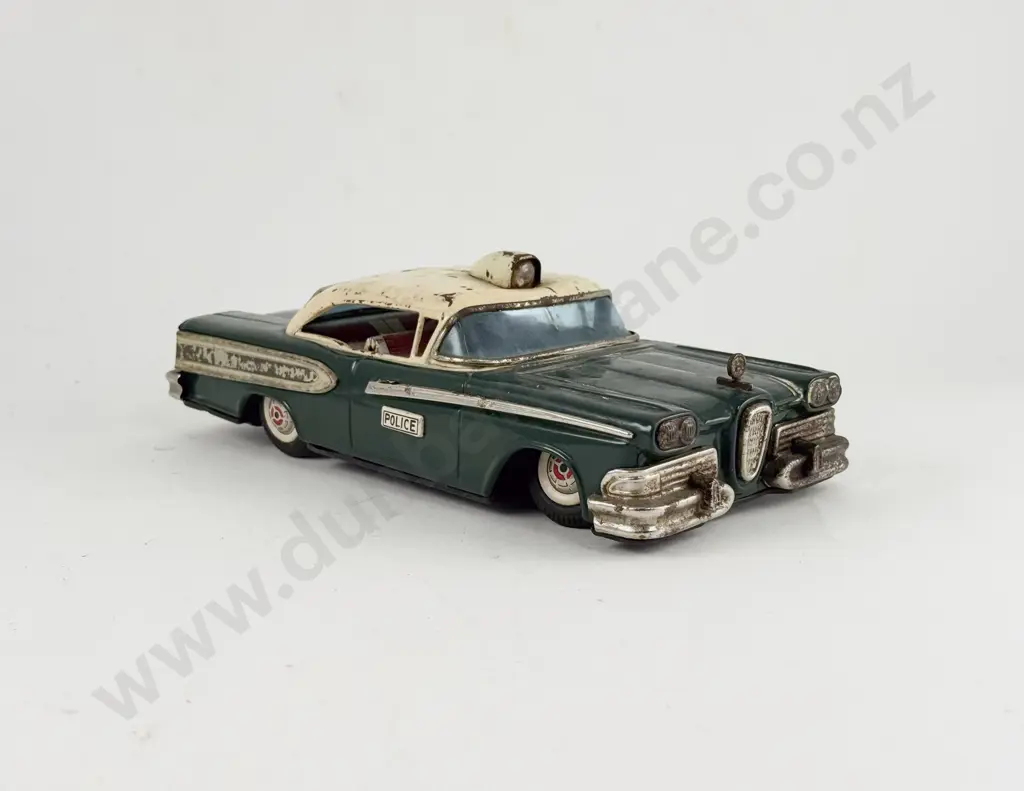 Bandai Made in Japan Tinplate 2016 Police Vehicle Image 1++