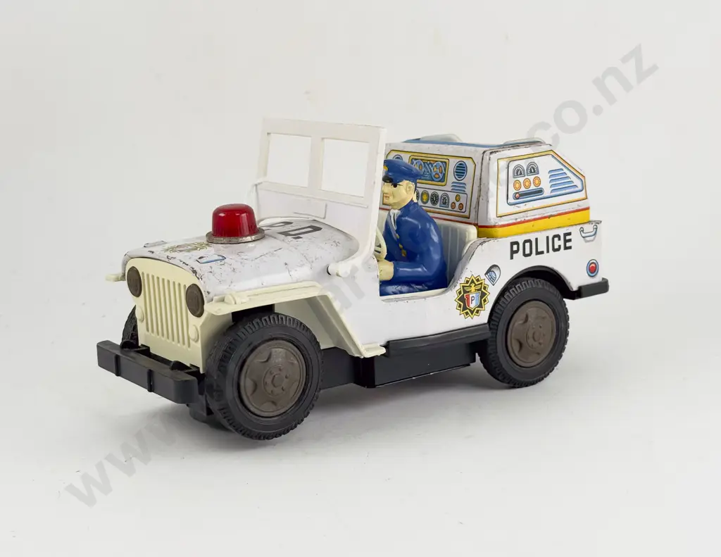 Modern Toys Made in Japan Tinplate Police 4994 Vehicle Image 1++
