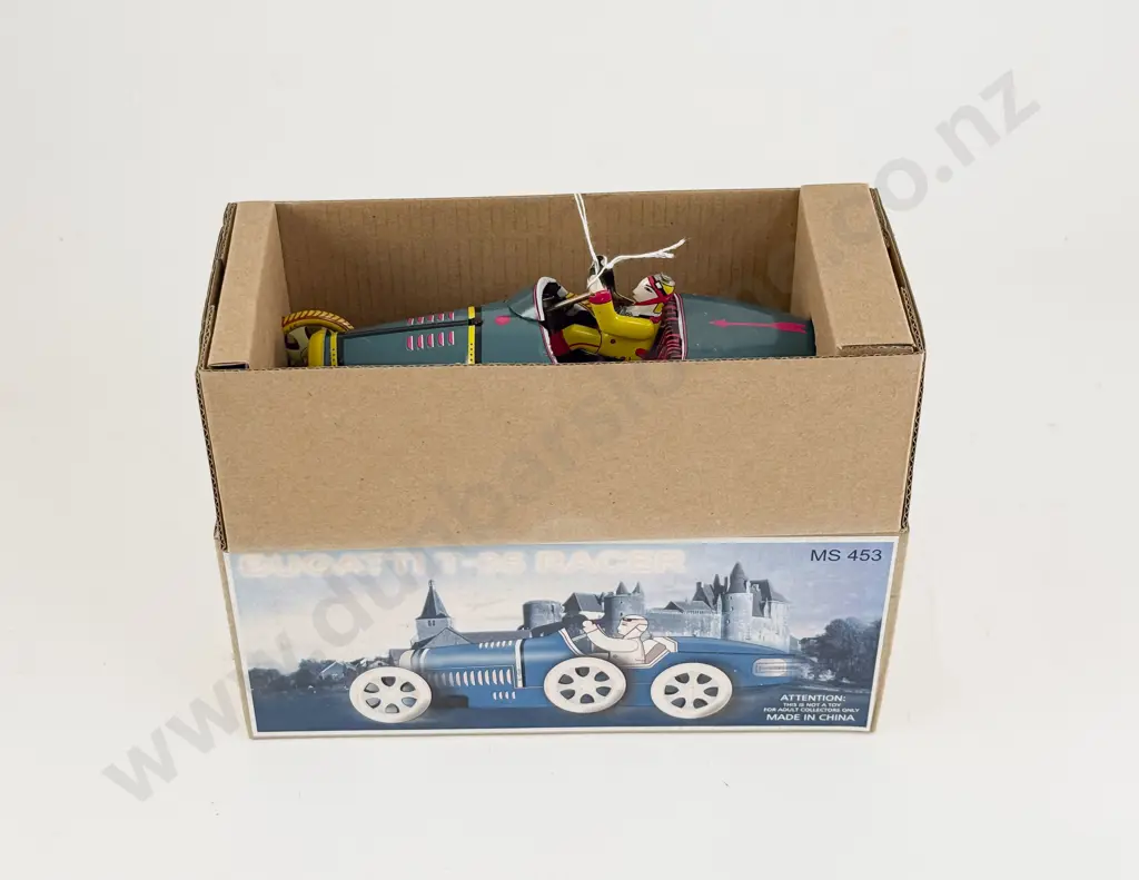 Boxed China MS453 Tinplate Bugatti T-35 Racer Image 1++