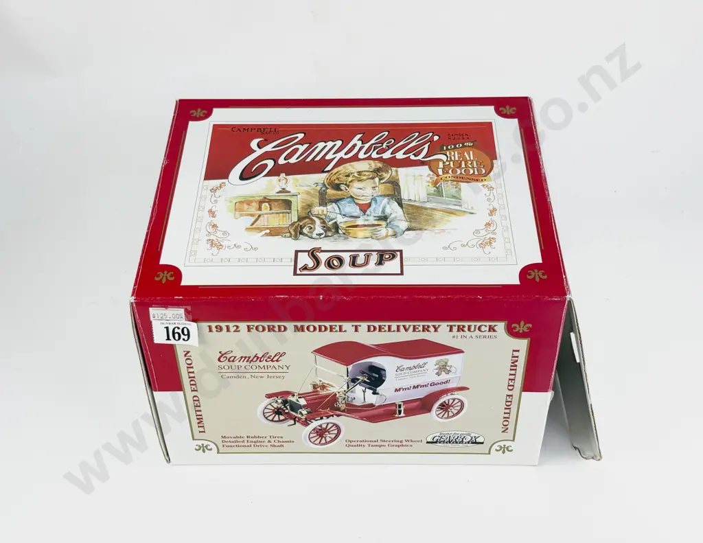 Boxed Gearbox 1912 Ford Model T Delivery Truck for Campbell Soup Company Image 1++