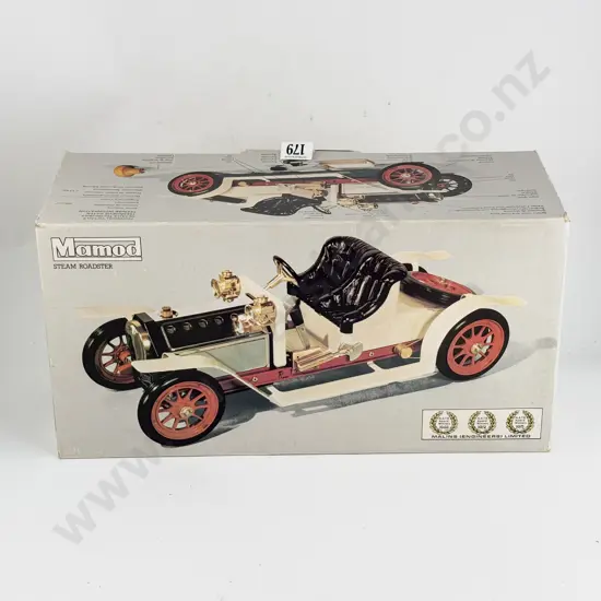 Boxed As New Mamod Tinplate Steam Roadster