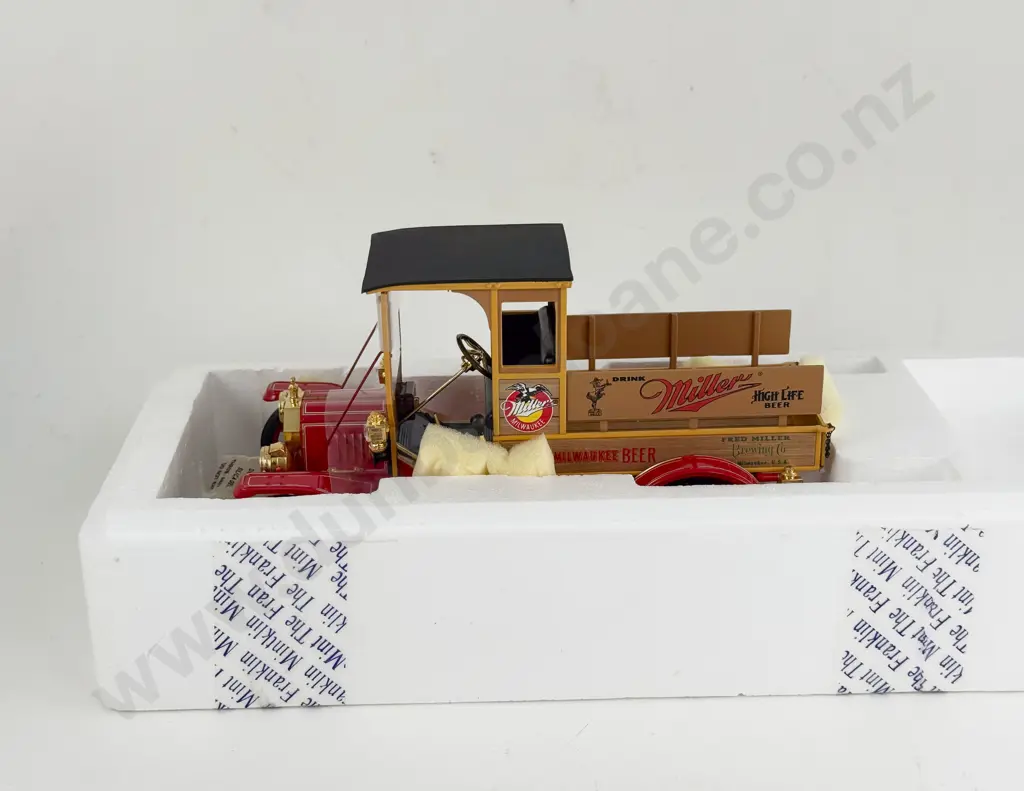 Boxed Franklin Mint Miller Milwaukee Brewery Ford Model T Truck Image 1++