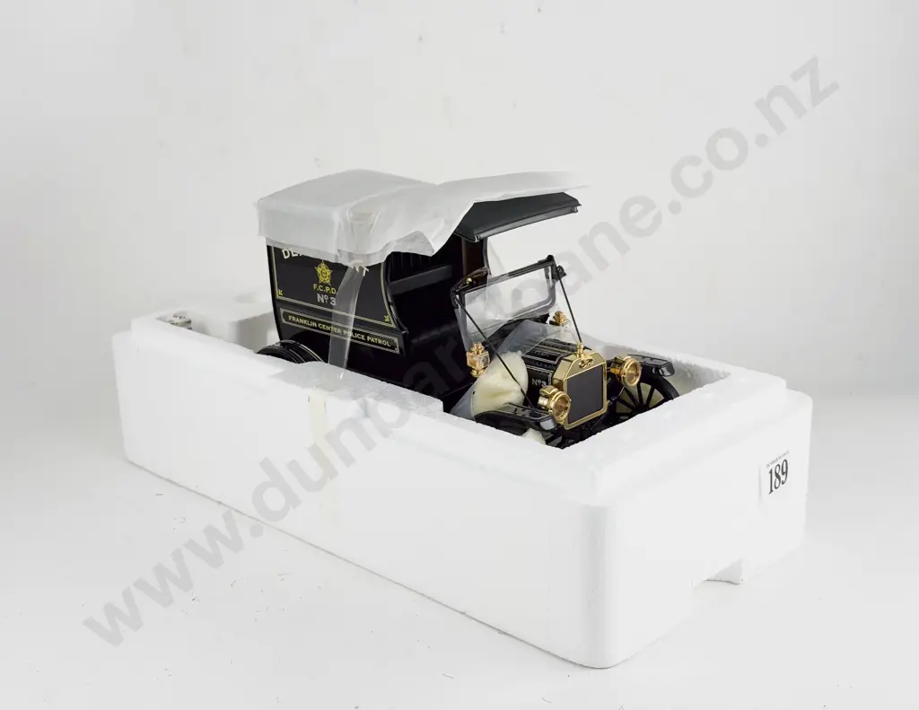 Boxed Franklin Mint Police Department FCPD No3 Model Model T Image 1++