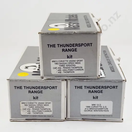 Three Marsh Models Diecast Kit Set 1/43 Scale Models