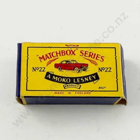 Matchbox A Moko Lesney Boxed 22 Vauxhall Cresta