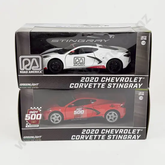 Greenlight Boxed Limited Edition 2020 Chevrolet Corvette Stingray Models