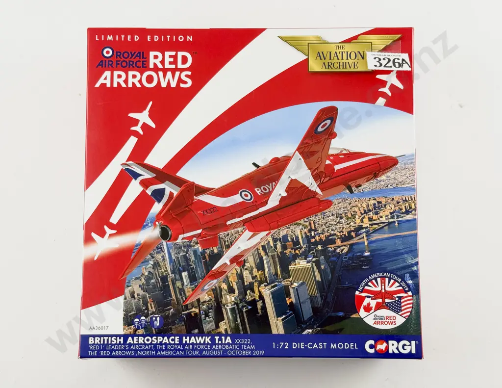 Boxed Corgi Aviation Archive AA36017 British Aerospace Hawk T.1A Ltd Ed 349 of 1300 Image 1++