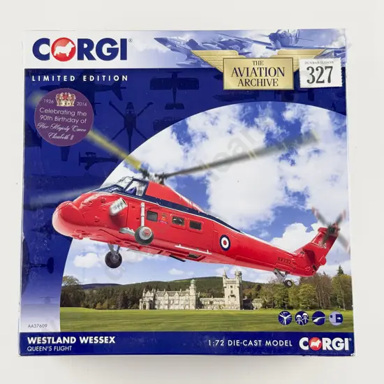 Boxed Corgi Aviation Archive AA37609 Westland Wessex – Queen’s Flight Ltd Ed 26/1200