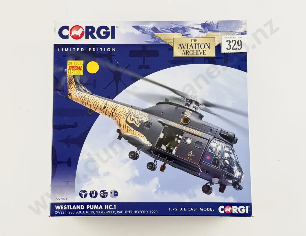 Boxed Corgi Aviation Archive AA27003 Westland Puma HC Mk.1 Ltd Ed Image 1++